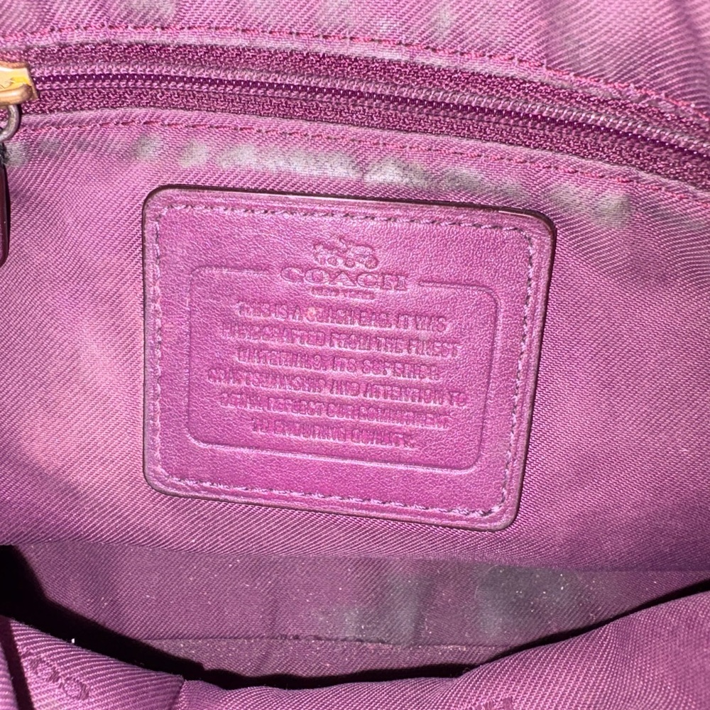 Coach Leather Shoulder Bag - Picture 6 of 6